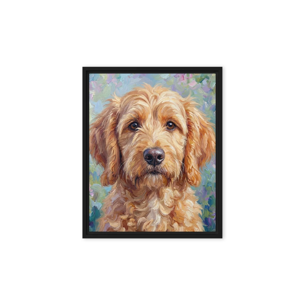 Framed Canvas with example artwork
